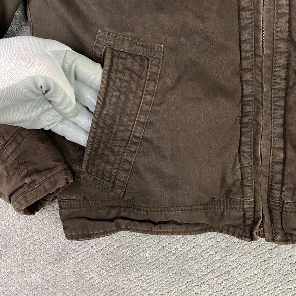 Vintage American Eagle Military Field Jacket Men's Large Fits like Medium Hooded - Picture 4 of 14